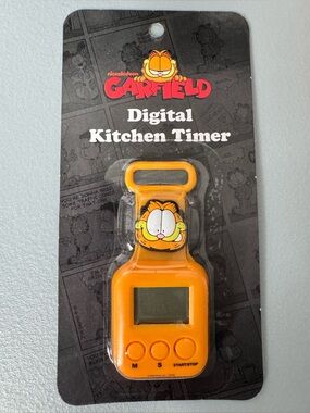 Garfield Orange Digital Kitchen Timer - Nickelodeon Licensed